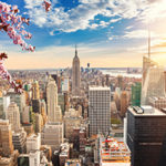 Manhattan aerial view