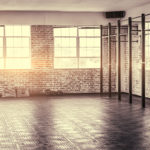 A shot of a gym